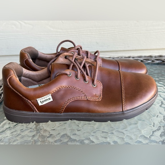 New! Mens LEMS (Boulder, Col) Nine2Five Leather Minimalist Casual Shoes sz 8.5 - Picture 7 of 12